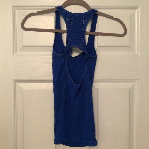 Intimately by Free People Blue Fitted Tank Top - Picture 3 of 4
